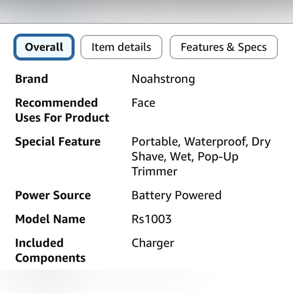 Electric Shaver / Razor - Picture 3 of 4